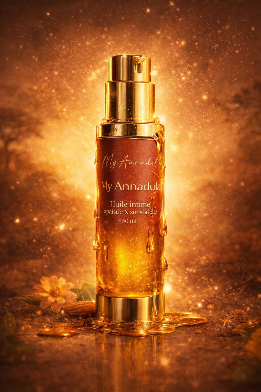 Huile intime naturelle apaisante & sensorielle - My Annadula - 50 ml